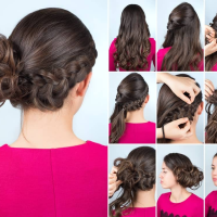 Side Low-Style Braided Bun Hair Tutorial (9 Steps with Pics)