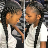 Two Big Braids Hairstyles