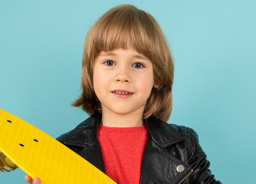 long blonde hair with bangs for skater boys