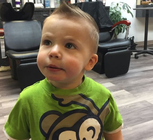 Cute Forward Raised Mohawk