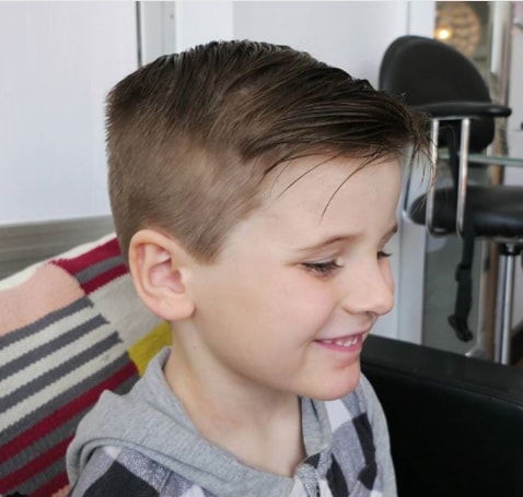 Side Swept Fringe With Side Fade