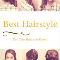 Black Hairstyles For One Shoulder Dresses