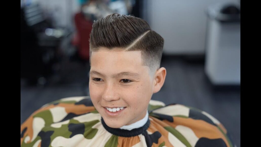 High Volume Combover With Fade