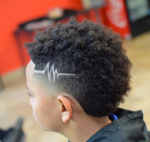 Black Boy Curls Hairstyle