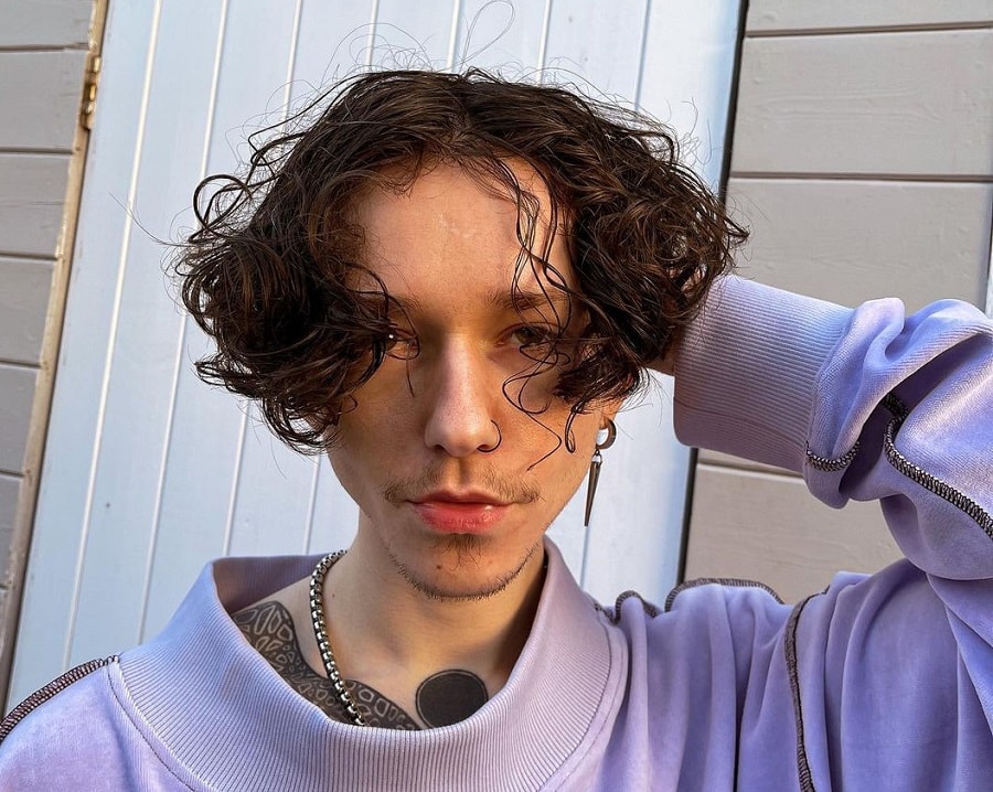 curly eboy hair