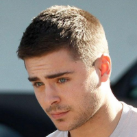 Zac Efron Hairstyle Short