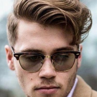 Mens Hairstyle Long Top Short Sides