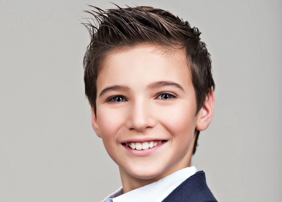 spiky quiff hairstyle for boys