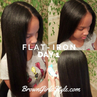 Cute Flat Iron Hairstyles