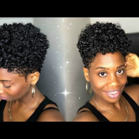 Flexi Rods Hairstyles For Short Natural Hair