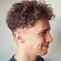 Hairstyles For Rough Curly Hair Male