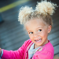 Mixed Curly Hairstyles For Toddlers