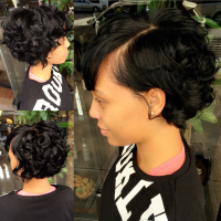 Curly Bob Hairstyles For Natural Black Hair