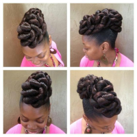 Braided Updo Hairstyles For Black Hair