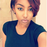 Side Part Bob Pixie Cut Side Part Bob Short Hairstyles For Black Women