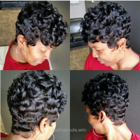 Very Short Curly Hairstyles For Black Women