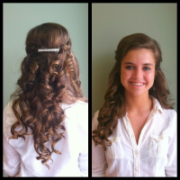 Prom Hairstyles For Strapless Dress