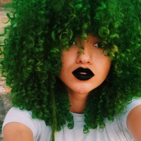 Green And Black Hairstyles