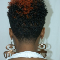 Short Tapered Hairstyles Back View