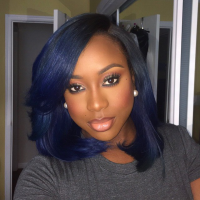 Blue Black Hairstyles