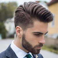 Comb Over Hairstyle Long Hair