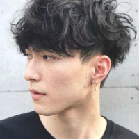 Korean Hairstyle Curly Men