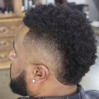 Black Men Fohawk Hairstyles