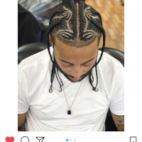 Cornrow Black Men Long Hairstyles Braids