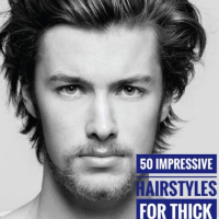 Medium Hairstyles For Men With Thick Hair