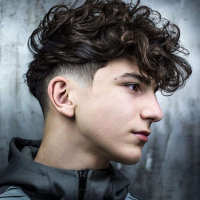 Curly Teenage Wavy Hairstyles Boy