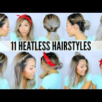 Easy No Heat Hairstyles