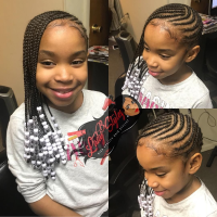 Lemonade Braid Easy Kids Braided Hairstyles With Beads