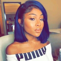 Black And Blue Weave Hairstyles