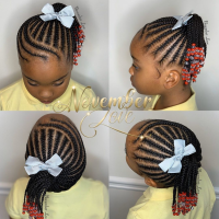 Toddler Braided Black Baby Hairstyles With Beads