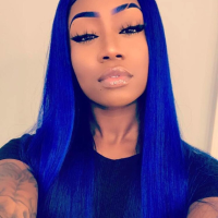 Blue Hairstyles For Black Women