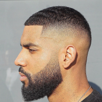 Beard Short Hair Black Men Hairstyles