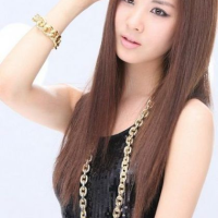 Korean Long Straight Hairstyles