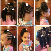 Natural Hair Cute Braided Hairstyles For Little Girls