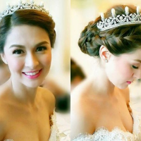 Camille Prats Wedding Hairstyle