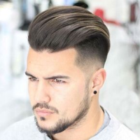 Mens Combed Back Hairstyles