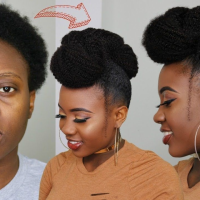 Beginner Short 4c Hairstyles