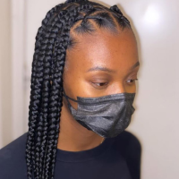 21 Criss Cross Knotless Braids for the Glamorous Divas Out There