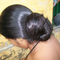 Bun Hairstyles For Long Hair Indian