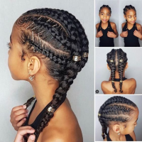 Mixed Hairstyles Mixed Lemonade Braids