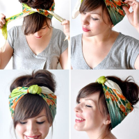 Easy Scarf Hairstyles