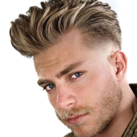 Medium Blonde Hairstyles Men