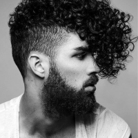 Super Curly Mens Hairstyles