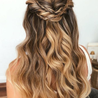 Braided Half Up Wedding Hairstyles For Long Hair