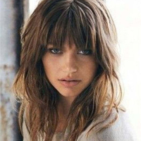 Messy Medium Hairstyles With Bangs