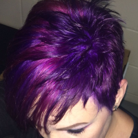 Short Purple Hairstyles